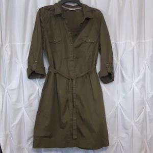 Sonoma olive shirt dress